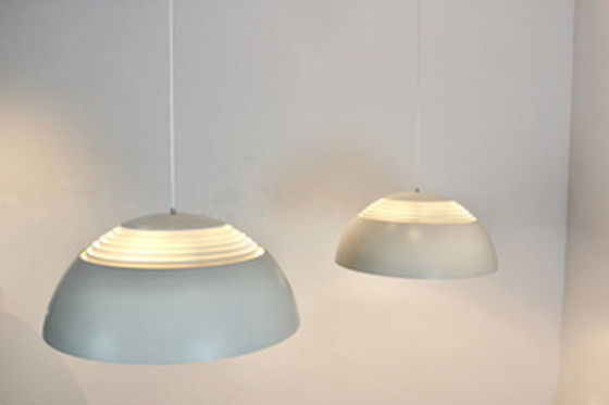 Image 1 of Large AJ Royal Pendants in White by Arne Jacobsen for Louis Poulsen