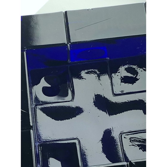Image 1 of Vintage centerpiece in Murano blue glass, Italy 1960