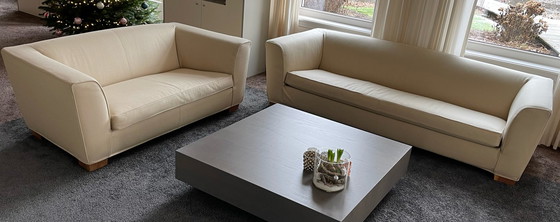 Image 1 of Flexform Glen 2-seater sofa + 3-seater sofa