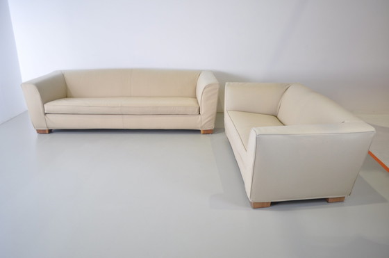 Image 1 of Flexform Glen 2-seater sofa + 3-seater sofa