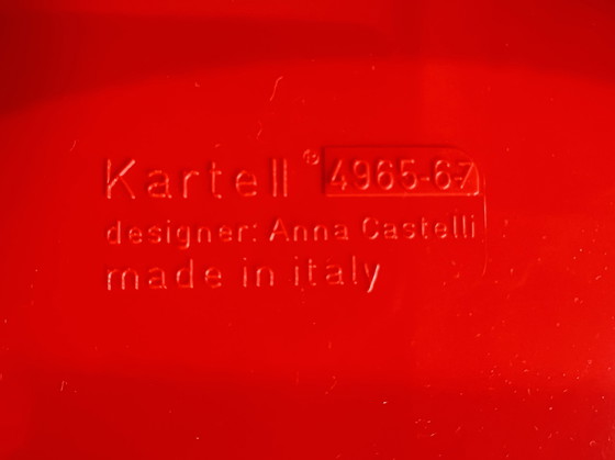 Image 1 of 2 cylindres Kartell par Anna Castelli Fieri