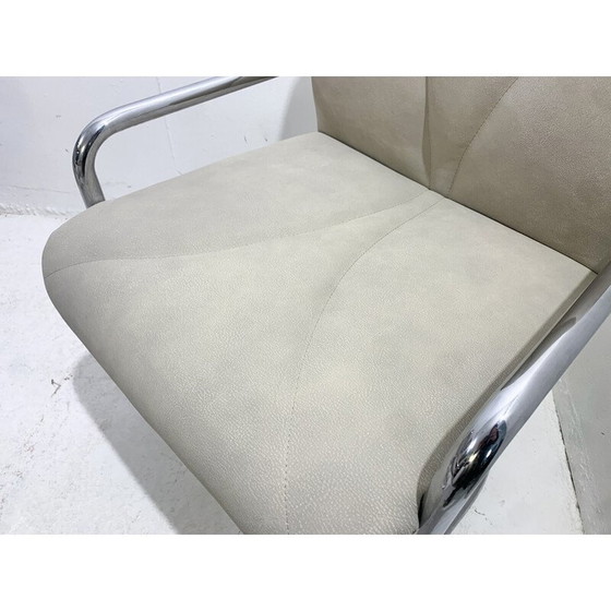 Image 1 of Set of 4 mid-century tubular armchairs by Guido Faleschini, Italy 1970s