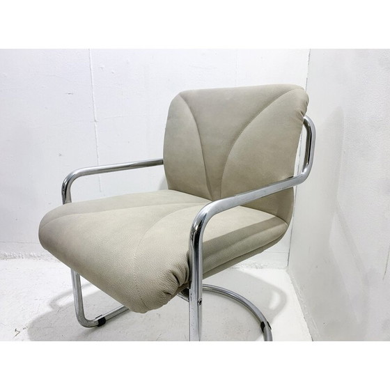 Image 1 of Set of 4 mid-century tubular armchairs by Guido Faleschini, Italy 1970s