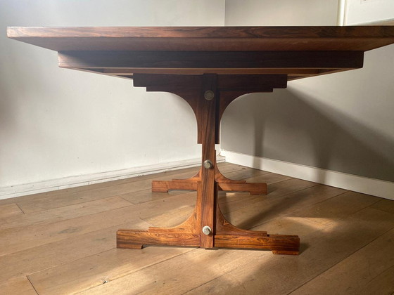 Image 1 of Rosewood Wooden Dining Table / Desk, Extendable.