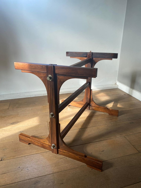 Image 1 of Rosewood Wooden Dining Table / Desk, Extendable.