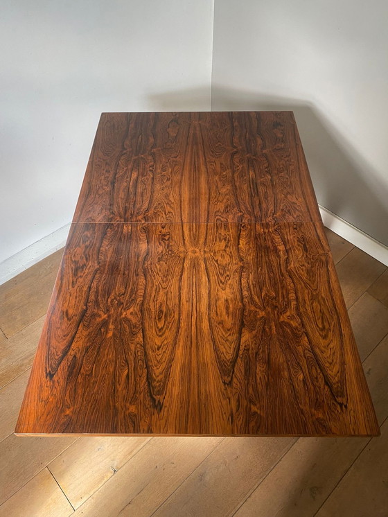 Image 1 of Rosewood Wooden Dining Table / Desk, Extendable.