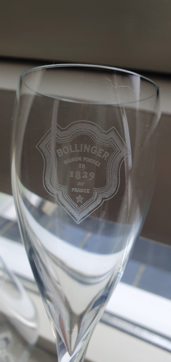 Image 1 of 10X Bollinger Champagne Flut Divers