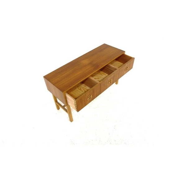 Image 1 of Scandinavian vintage teak chest of drawers, Sweden 1960