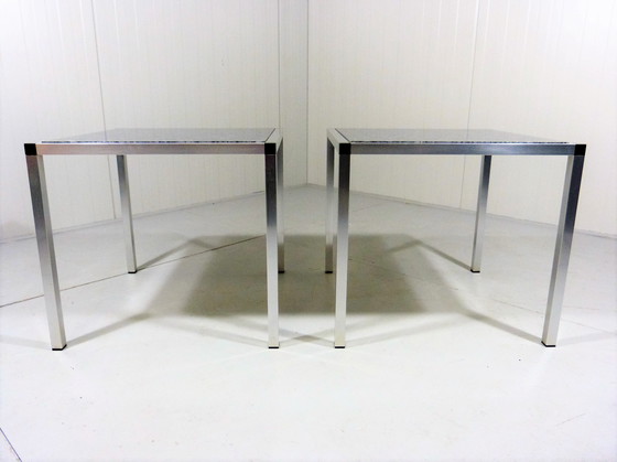 Image 1 of 2 tables d'appoint en granit, 1970-80s