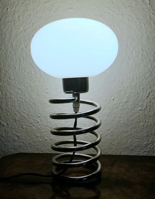 Vintage Spiral Bulb Lamp By Honsel