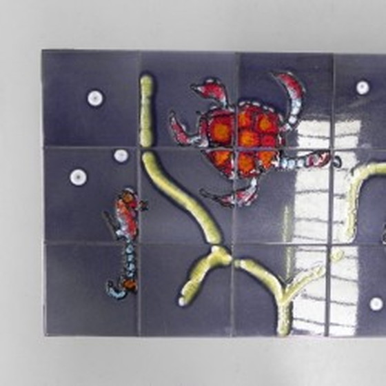 Image 1 of Table Adri Tile Sea Motif - 1960s