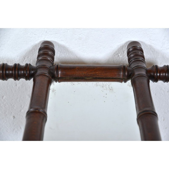 Image 1 of Set di 5 specchi da parete vintage in finto bambù, Francia