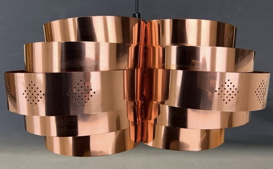 Image 1 of Werner Schou per Coronell Elektro. Lampada da soffitto, vintage, anni '60 circa.