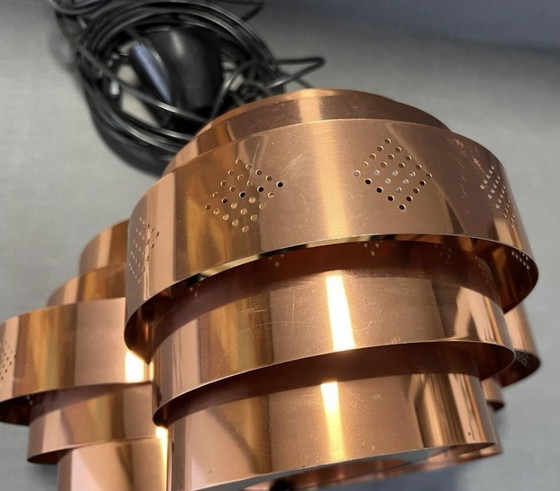 Image 1 of Werner Schou per Coronell Elektro. Lampada da soffitto, vintage, anni '60 circa.