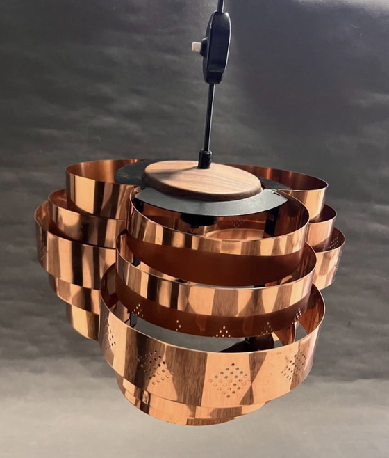 Image 1 of Werner Schou per Coronell Elektro. Lampada da soffitto, vintage, anni '60 circa.