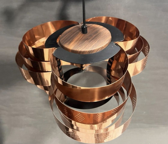 Image 1 of Werner Schou per Coronell Elektro. Lampada da soffitto, vintage, anni '60 circa.