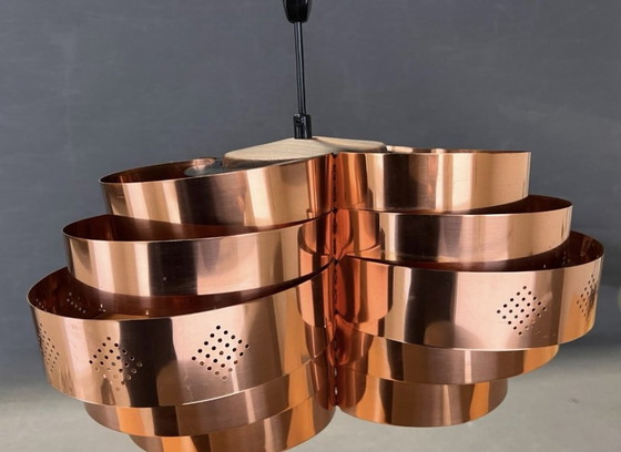 Image 1 of Werner Schou per Coronell Elektro. Lampada da soffitto, vintage, anni '60 circa.