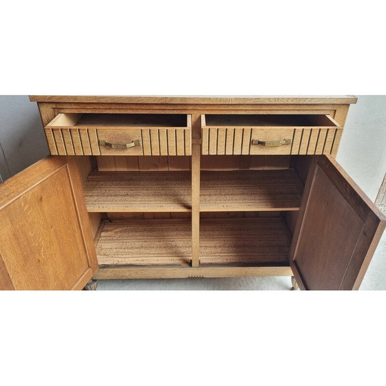 Image 1 of Vintage Art Deco low wooden sideboard, 1940