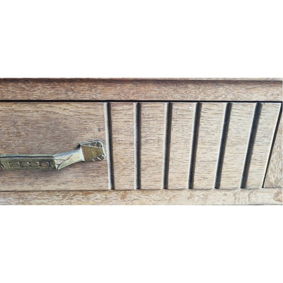 Image 1 of Vintage Art Deco low wooden sideboard, 1940