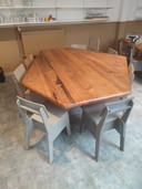 4x tables en bois Piet Hein Eek