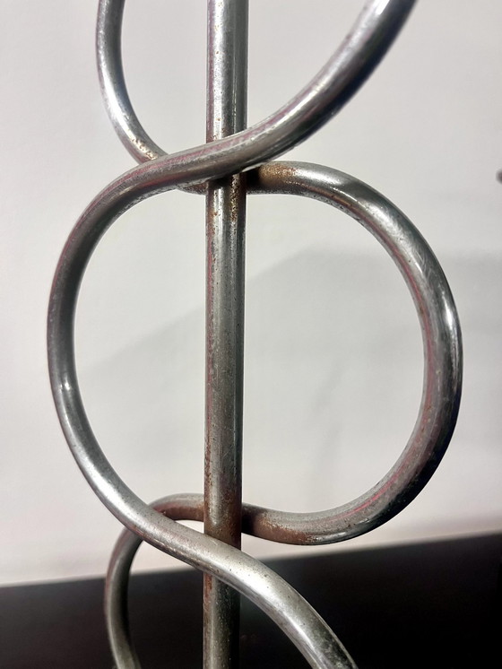 Image 1 of Chrome Lamp Stand, 1970S