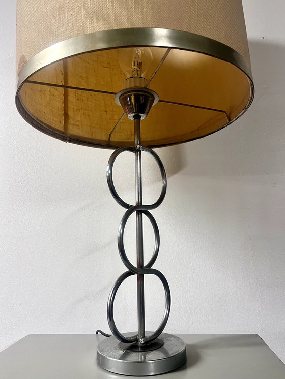 Image 1 of Chrome Lamp Stand, 1970S