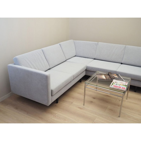 Image 1 of Vintage grey corner sofa, Denmark 1990s
