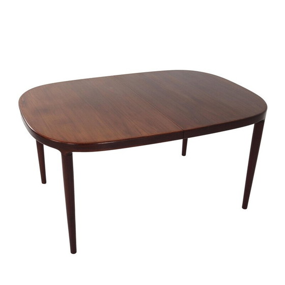 Image 1 of Vintage oval table with rosewood veneer, 1970s
