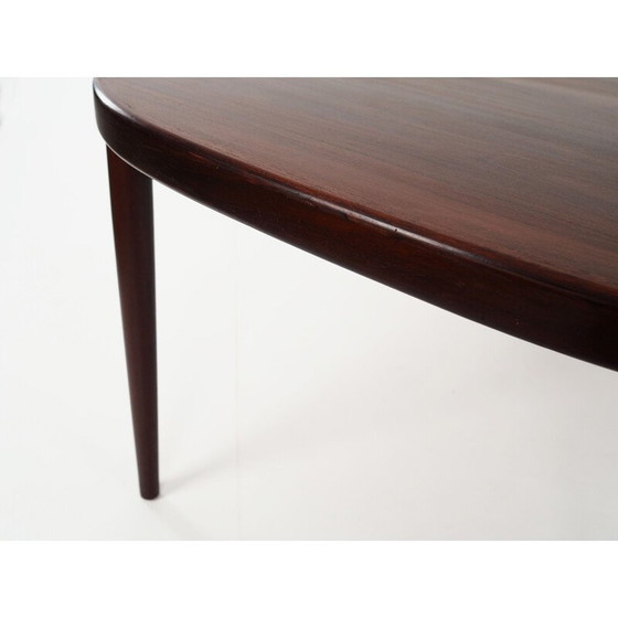Image 1 of Vintage oval table with rosewood veneer, 1970s