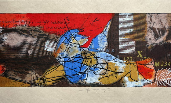 Image 1 of Screenprint Mohammed Quraish - Flying IV