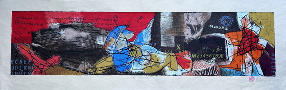 Image 1 of Screenprint Mohammed Quraish - Flying IV