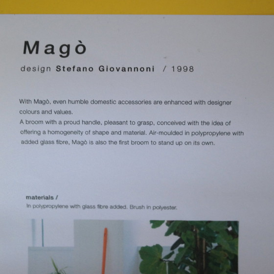 Image 1 of 3x Broom Magis Mago By Stefano Giovannoni