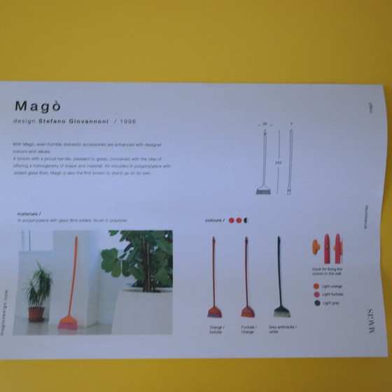 Image 1 of 3x Broom Magis Mago By Stefano Giovannoni