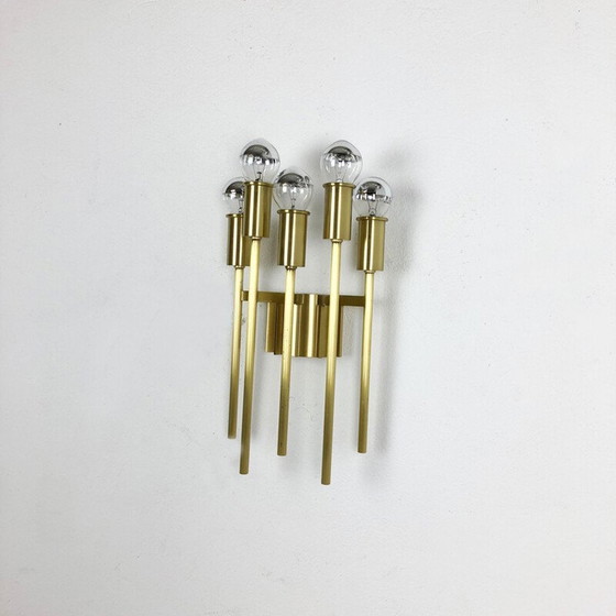 Image 1 of Vintage brass wall lamp, Italy 1970