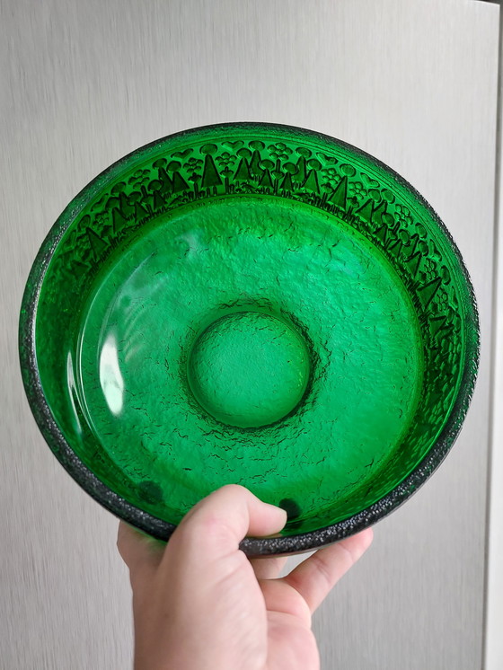 Image 1 of Scandinavian glass art design bowl