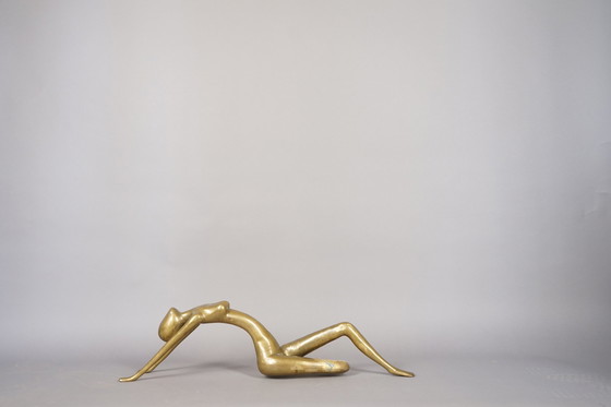 Image 1 of Vintage RR Suède Sculpture abstraite en bronze, années 1970