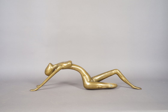 Image 1 of Vintage RR Suède Sculpture abstraite en bronze, années 1970