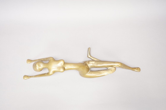 Image 1 of Vintage RR Suède Sculpture abstraite en bronze, années 1970