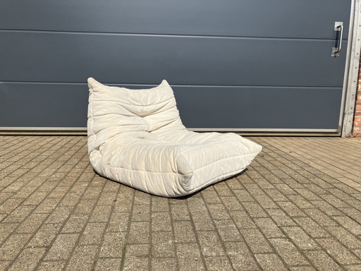 Authentic Ligne Roset 1 Seat Togo From January 1988 Beige In Top Condition!!!