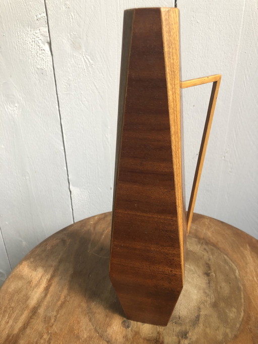 Beautiful Wooden Vase (Amsterdam School) Period