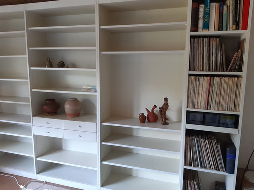 Interlübke Bookcase Two Parts With Four Drawers