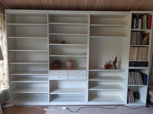 Interlübke Bookcase Two Parts With Four Drawers