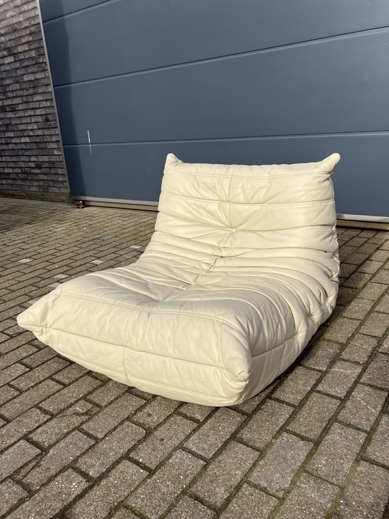 Image 1 of Divano Ligne Roset Togo a 1 posto, 2 posti e angolare in pelle beige