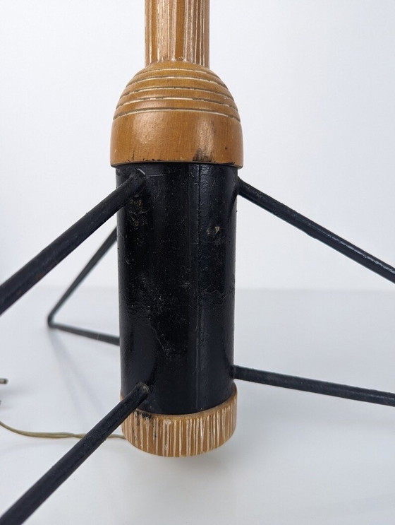 Image 1 of Mid-Century Tripod Floor Lamp