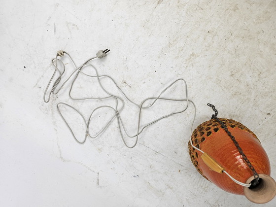 Image 1 of Ceramic Pendant Lamp Orange Yellow