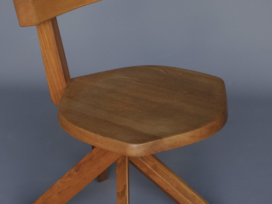 Image 1 of S34 Elm Chair By Pierre Chapo, 1980S