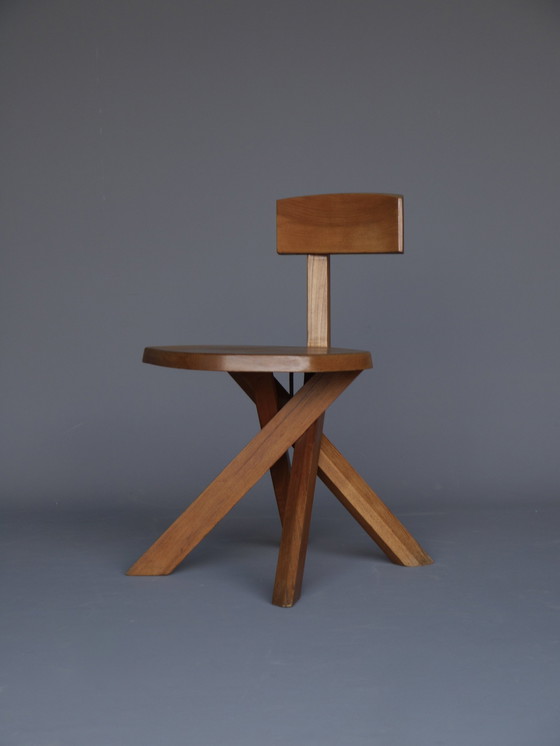 Image 1 of S34 Elm Chair By Pierre Chapo, 1980S