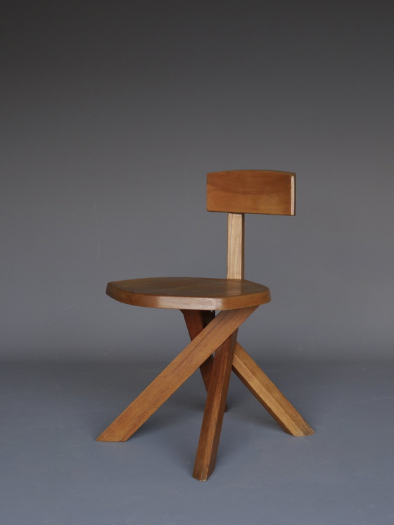 Image 1 of S34 Elm Chair By Pierre Chapo, 1980S