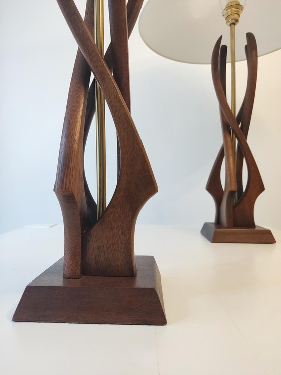 Image 1 of Pair of American lamps - 1960s