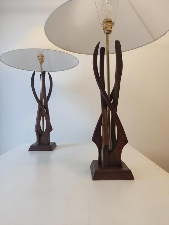 Image 1 of Pair of American lamps - 1960s